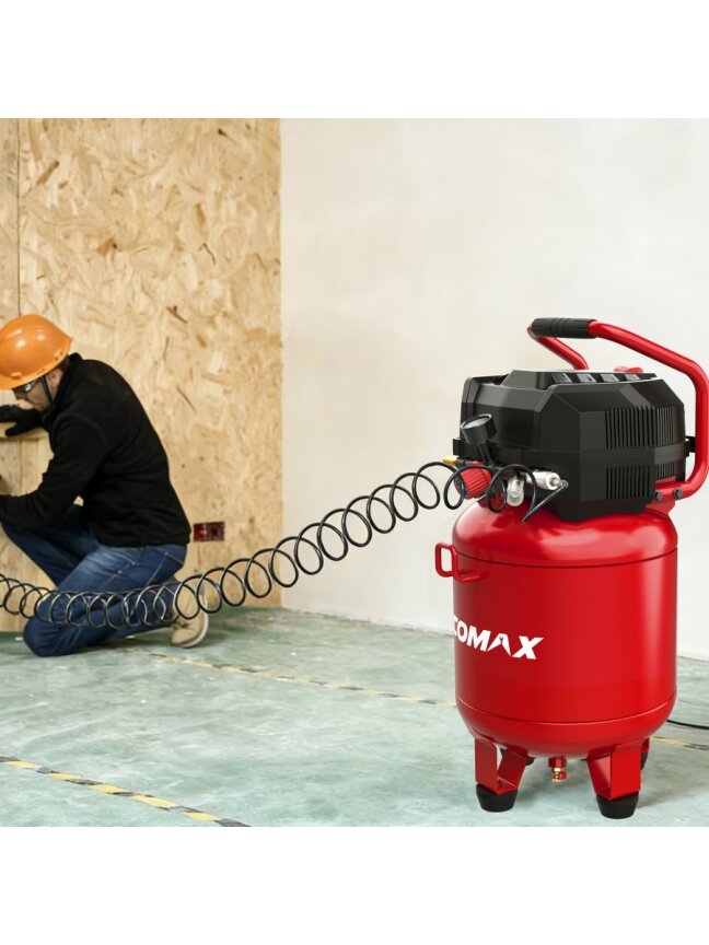 air compressor oilfree EMX 1500W 24L vertical, Ecomax 8 air compressor oilfree EMX 1500W 24L vertical, Ecomax 8