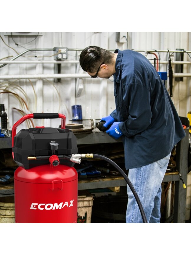 air compressor oilfree EMX 1500W 24L vertical, Ecomax 7 air compressor oilfree EMX 1500W 24L vertical, Ecomax 7