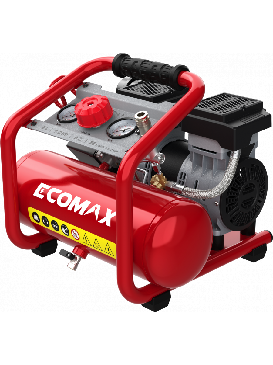 air compressor EMX 800W Oilfree 6L, Silent, Ecomax 4 air compressor EMX 800W Oilfree 6L, Silent, Ecomax 4