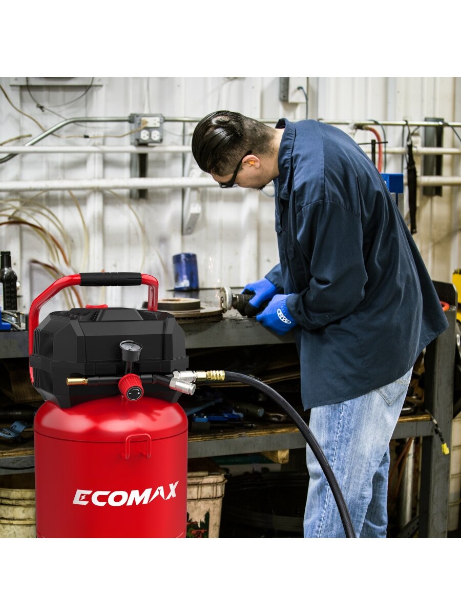 air compressor oilfree EMX 1500W 24L vertical, Ecomax 7 air compressor oilfree EMX 1500W 24L vertical, Ecomax 7