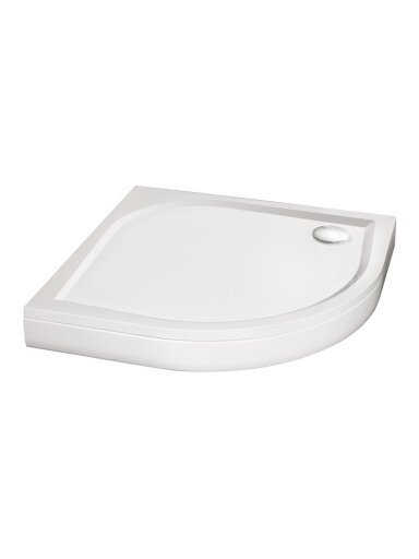 Akmens masės pusap. dušo pad. LARGO RO90 R550 Akmens masės pusap. dušo pad. LARGO RO90 R550