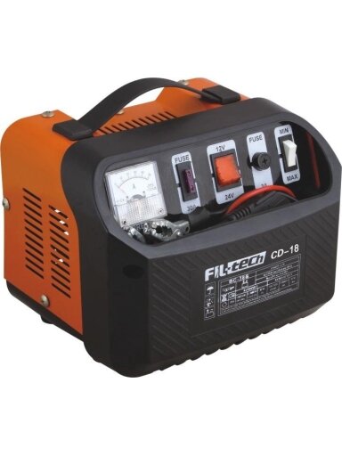 Akumuliatoriaus įkroviklis Filtech CD-18, 12-24 V