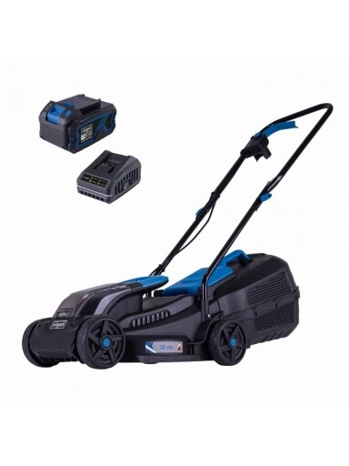 Akumuliatorinė vejapjovė BC-MP320-X, SET-L, Scheppach Akumuliatorinė vejapjovė BC-MP320-X, SET-L, Scheppach