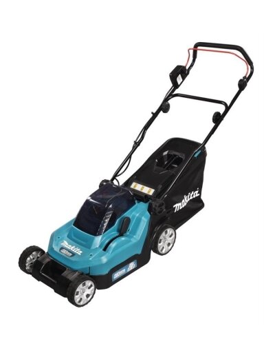 Akumuliatorinė vejapjovė MAKITA DLM382Z, 2X18V 38 cm
