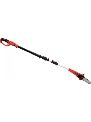 Akumuliatorinis teleskopinis grandininis pjūklas 18V Li-Ion (be akumuliatoriaus) Yato | 200-280cm