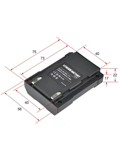 Akumuliatorius lazeriui YT-30419 4000mAh Yato
