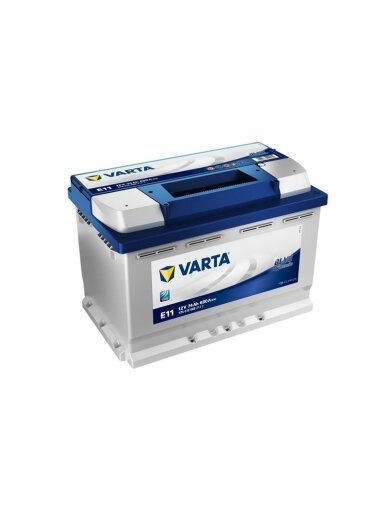Akumuliatorius Varta BD E11, 74 Ah, 680 A, 12 V Akumuliatorius Varta BD E11, 74 Ah, 680 A, 12 V