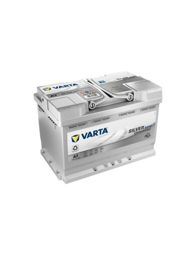 Akumuliatorius Varta Silver Dynamic A7, 12 V, 70 Ah, 760 A Akumuliatorius Varta Silver Dynamic A7, 12 V, 70 Ah, 760 A