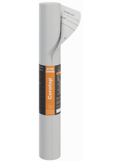 Aktyvi garo izoliacinė plėvelė Corotop Active Control, 2 sl, 100 g/m², 75 m²/rul 1