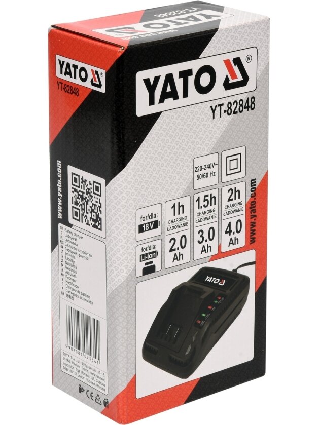 Akumuliatoriaus pakrovėjas 18V Yato 3