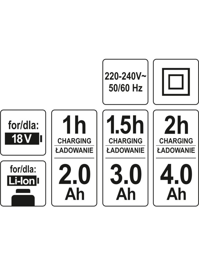 Akumuliatoriaus pakrovėjas 18V Yato 4