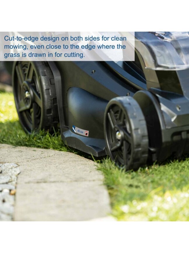 Akumuliatorinė vejapjovė BC-MP430-X 2x20 V, Scheppach 2 Akumuliatorinė vejapjovė BC-MP430-X 2x20 V, Scheppach 2