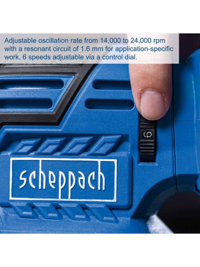 Akumuliatorinis ekscentrinis šlifuoklis C-OBS125/2-X, korpusas, Scheppach 3 Akumuliatorinis ekscentrinis šlifuoklis C-OBS125/2-X, korpusas, Scheppach 3