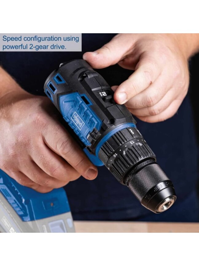 Akumuliatorinis suktuvas/gręžtuvas BC-CD60-X 20V, korpusas, Scheppach 4