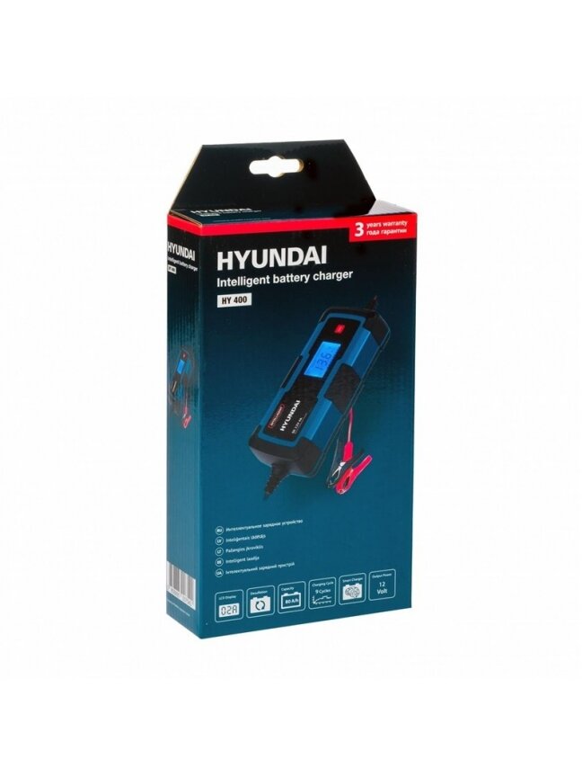 Akumuliatorių įkroviklis Hyundai HY410, 12 V 1 Akumuliatorių įkroviklis Hyundai HY410, 12 V 1