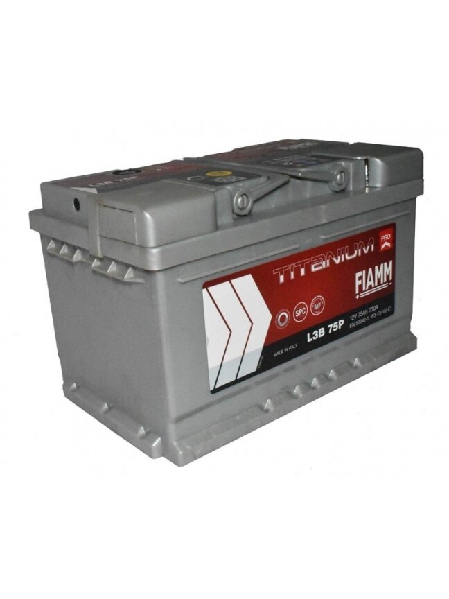 Akumuliatorius Fiamm L3B 75P, 75 Ah, 730 A, 12 V 2 Akumuliatorius Fiamm L3B 75P, 75 Ah, 730 A, 12 V 2