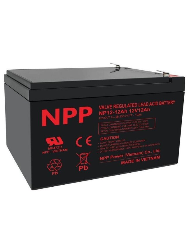Akumuliatorius NPP, 12V 12AH Akumuliatorius NPP, 12V 12AH