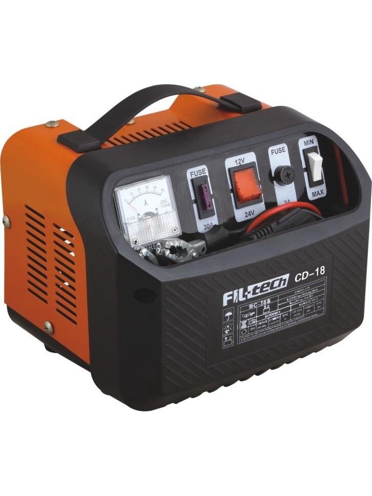 Akumuliatoriaus įkroviklis Filtech CD-18, 12-24 V