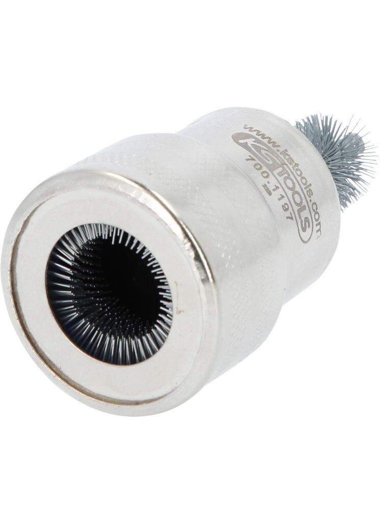 Akumuliatoriu elektrodų valymo šepetys 120mm, KS Tools 1