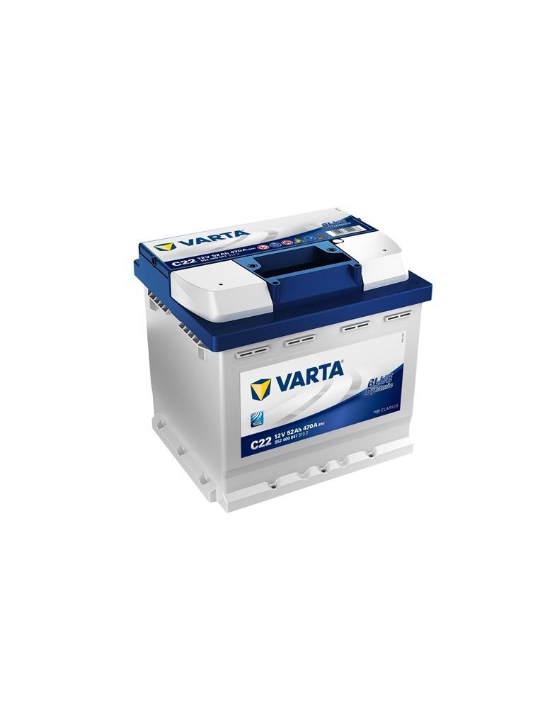 Akumuliatorius Varta BD C22, 52 Ah, 470 A, 12 V
