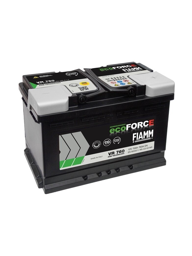 Akumuliatorius Fiamm Ecoforce, 70 Ah, 760 A, 12 V Akumuliatorius Fiamm Ecoforce, 70 Ah, 760 A, 12 V