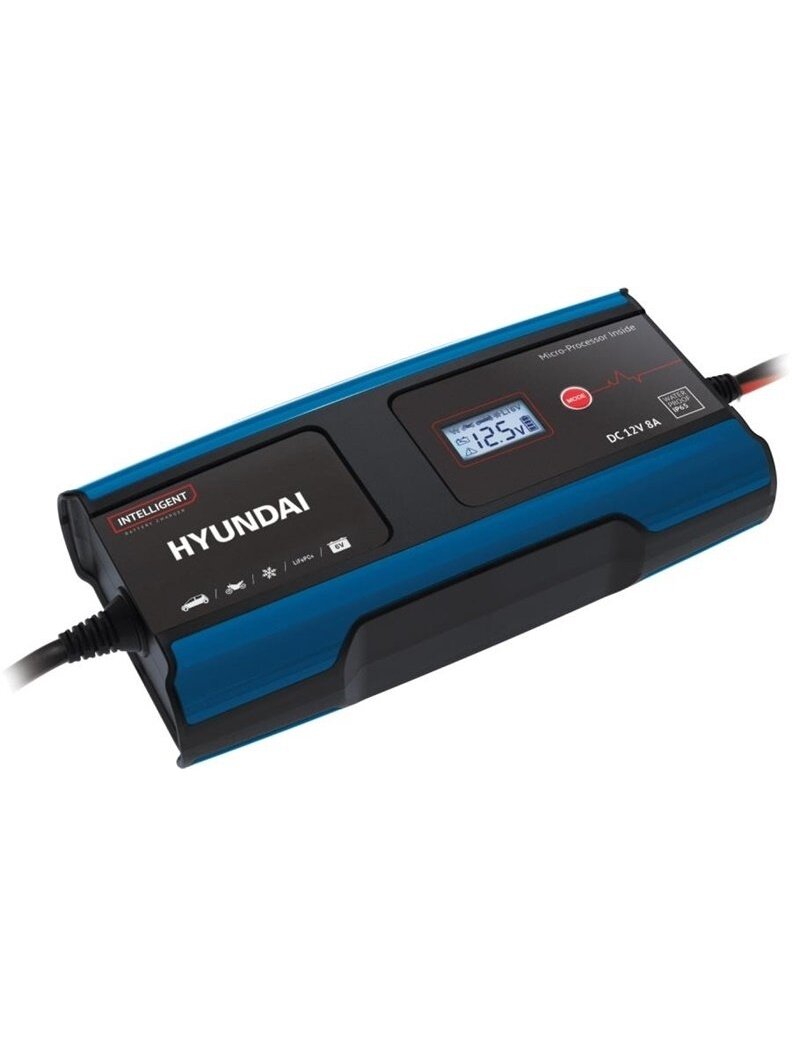 Akumuliatoriaus įkroviklis Hyundai HY810, 12 V, 8 A Akumuliatoriaus įkroviklis Hyundai HY810, 12 V, 8 A