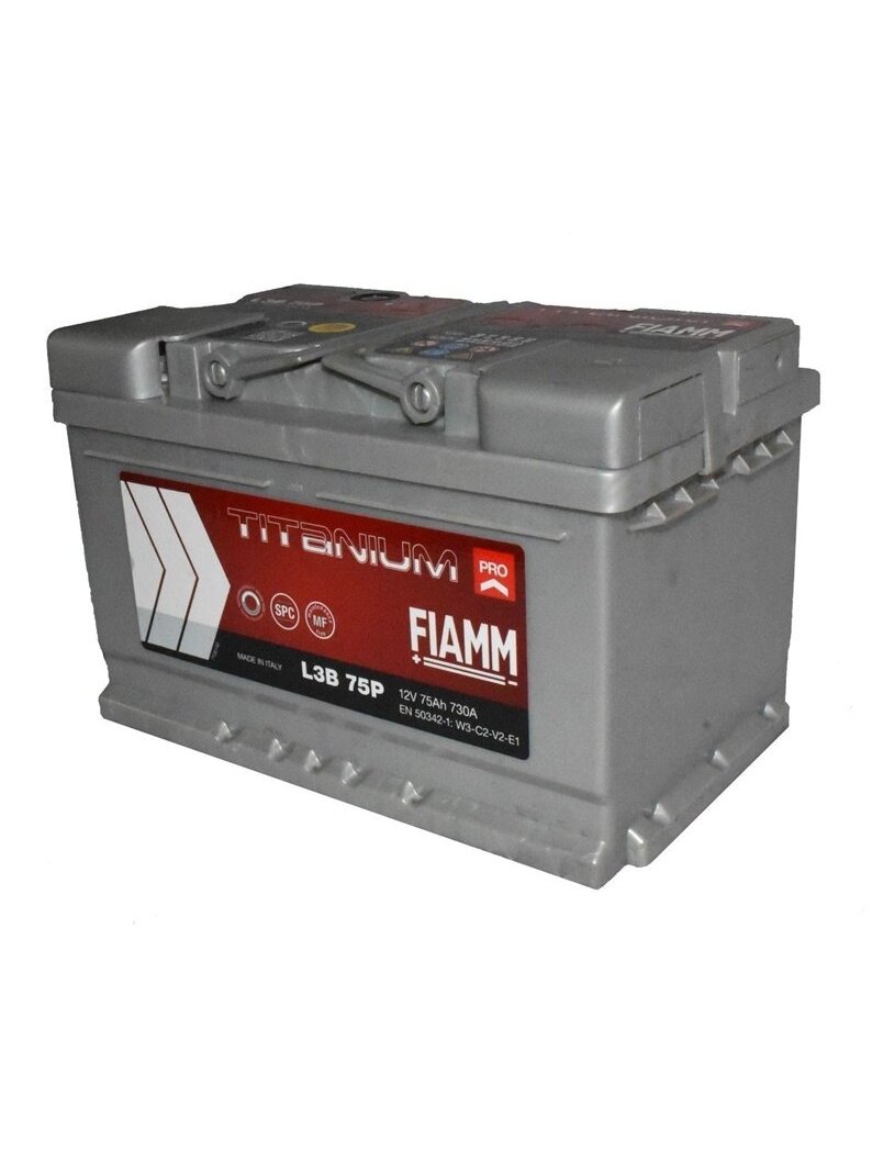 Akumuliatorius Fiamm L3B 75P, 75 Ah, 730 A, 12 V 1 Akumuliatorius Fiamm L3B 75P, 75 Ah, 730 A, 12 V 1
