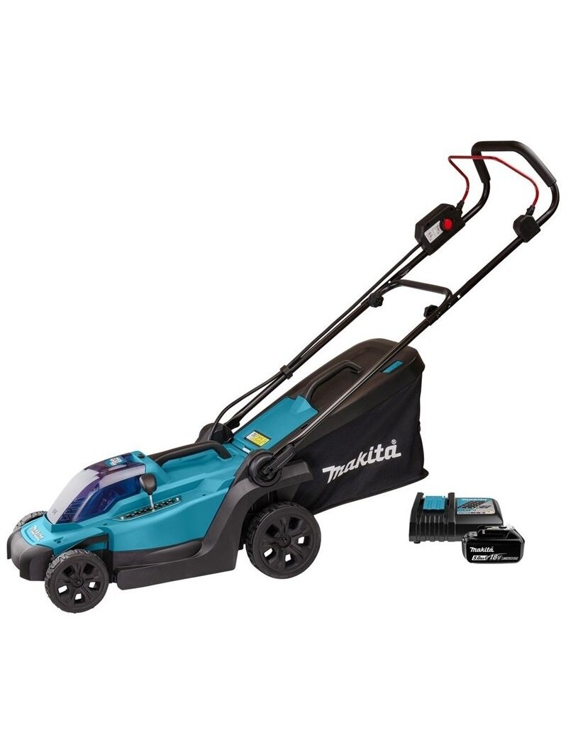 Akumuliatorinė vejapjovė DLM330RT MAKITA, 33cm, 5Ah Akumuliatorinė vejapjovė DLM330RT MAKITA, 33cm, 5Ah
