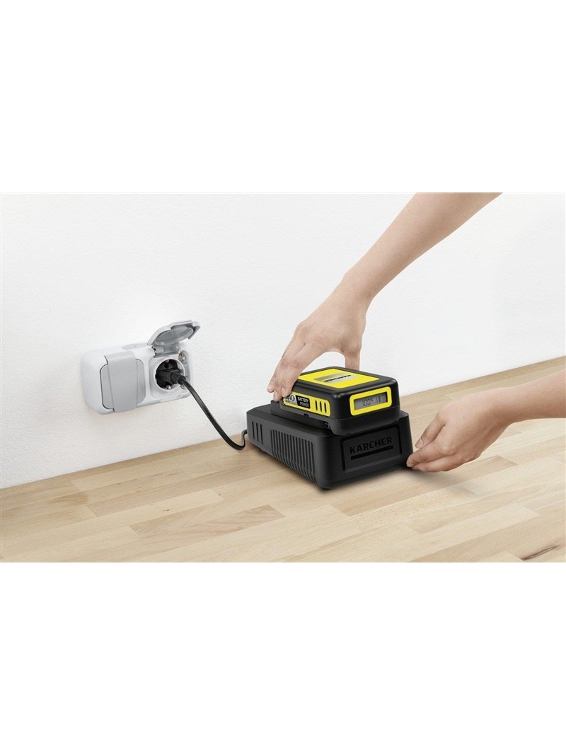 Akumuliatoriaus ir kroviklio komplektas KARCHER 18 V, 2,5 Ah 2