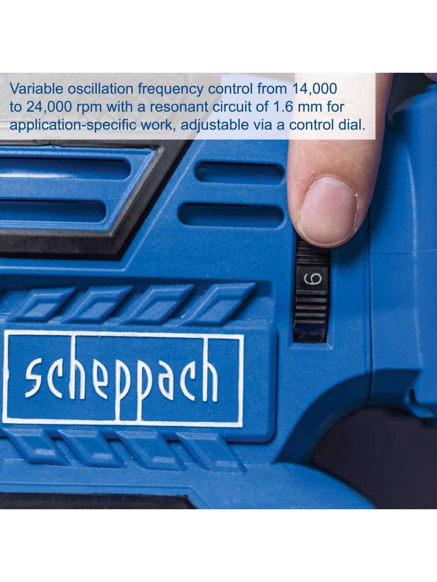 Akumuliatorinis daugiafunkcis šlifuoklis C-MSA3/1-X – SET S, Scheppach 7 Akumuliatorinis daugiafunkcis šlifuoklis C-MSA3/1-X – SET S, Scheppach 7