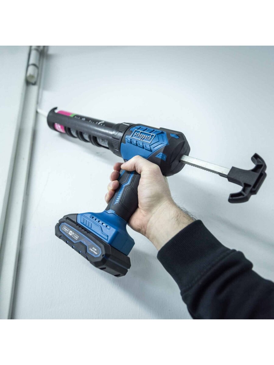 Akumuliatorinis silikono pistoletas C-SEG310-X – SET S, Scheppach 2 Akumuliatorinis silikono pistoletas C-SEG310-X – SET S, Scheppach 2