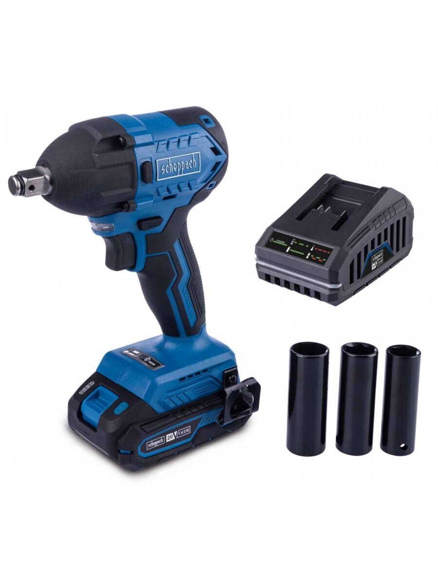 Akumuliatorinis veržliasukis BC-IW350-X, SET S, Scheppach Akumuliatorinis veržliasukis BC-IW350-X, SET S, Scheppach