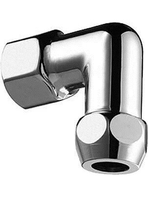 Alkūnė su veržlėmis 3/8"xØ10 (G3/8"), chromuota Alkūnė su veržlėmis 3/8"xØ10 (G3/8"), chromuota