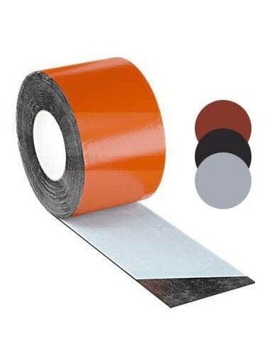 Aliumininė bitumo juosta Flexbit, ruda, 10 cm x 10 m