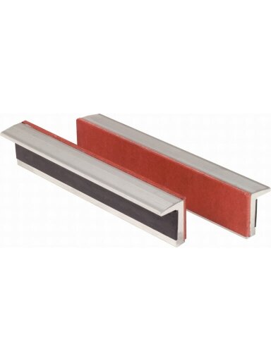 aliumininės gniaužtuvo gnybtas, 160 mm, guminis įdėklas, KS Tools