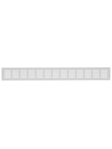 Aliuminio grotelės EUROPLAST RA650S, 60 x 500 mm, sidabro