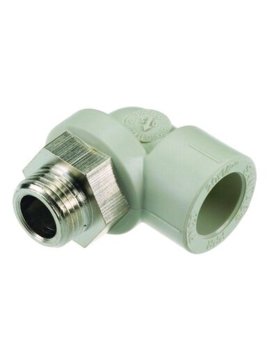 Alkūnė 25.2520A PPR, 25 mm x1/2" išorinis sriegis Alkūnė 25.2520A PPR, 25 mm x1/2" išorinis sriegis