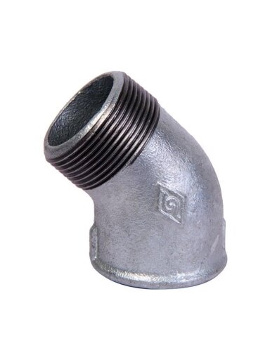 Alkūnė G 121,  JINAN MEIDE, 1/2", 45°, vid/išor sriegis