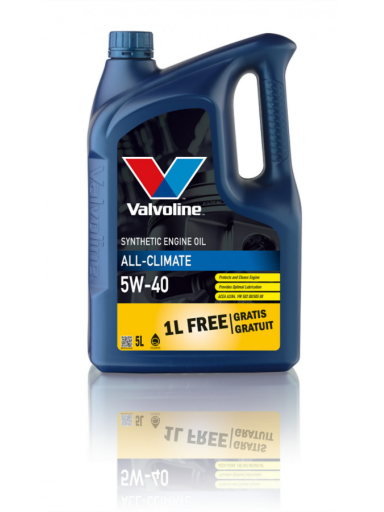 Alyva varikliui ALL CLIMATE 5W40 4+1L, Valvoline