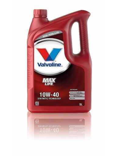 Alyva varikliui MAXLIFE 10W40 5L, Valvoline