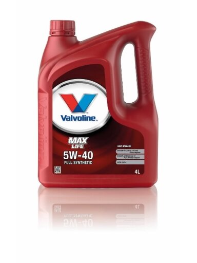 Alyva varikliui MAXLIFE 5W40 4L, Valvoline
