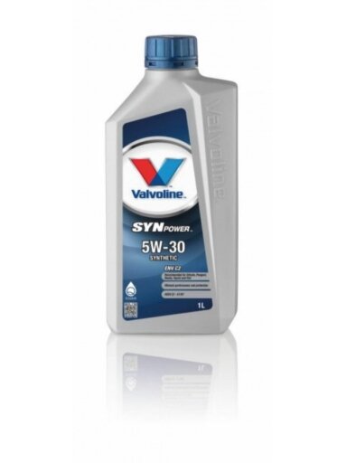 Alyva varikliui SYNPOWER ENV C2 5W30 1L, Valvoline