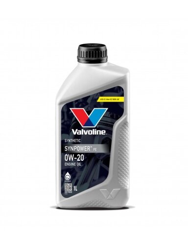 Alyva varikliui  SYNPOWER FE 0W20 1L, Valvoline