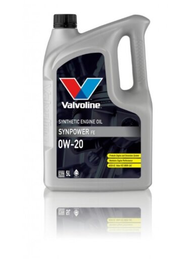 Alyva varikliui  SYNPOWER FE 0W20 5L, Valvoline