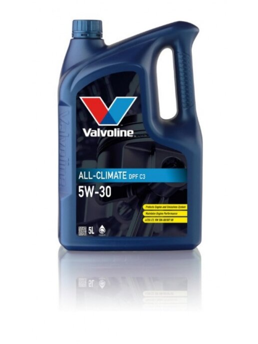 Alyva varikliui All Climate DPF C3 5W30 5L, Valvoline Alyva varikliui All Climate DPF C3 5W30 5L, Valvoline