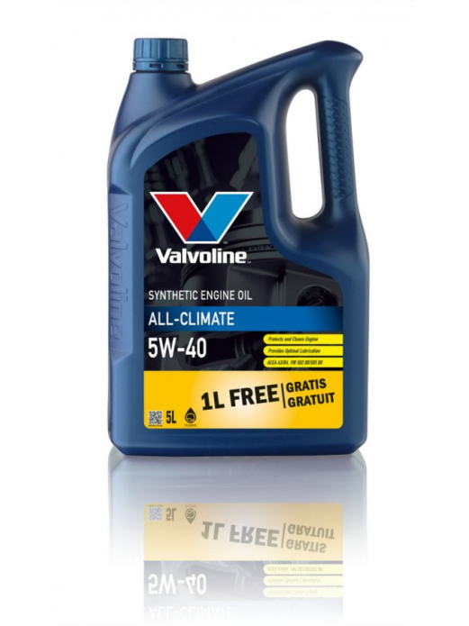 Alyva varikliui ALL CLIMATE 5W40 4+1L, Valvoline Alyva varikliui ALL CLIMATE 5W40 4+1L, Valvoline