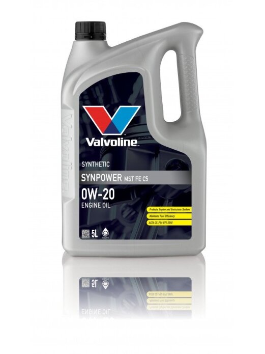 Alyva varikliui SYNPOWER MST FE C5 0W20 5L, Valvoline Alyva varikliui SYNPOWER MST FE C5 0W20 5L, Valvoline