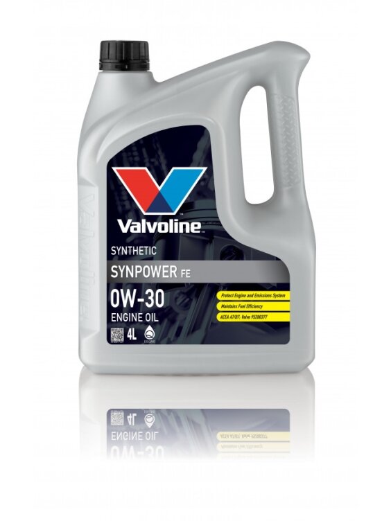 Alyva varikliui SYNPOWER FE 0W30 4L, Valvoline 1 Alyva varikliui SYNPOWER FE 0W30 4L, Valvoline 1