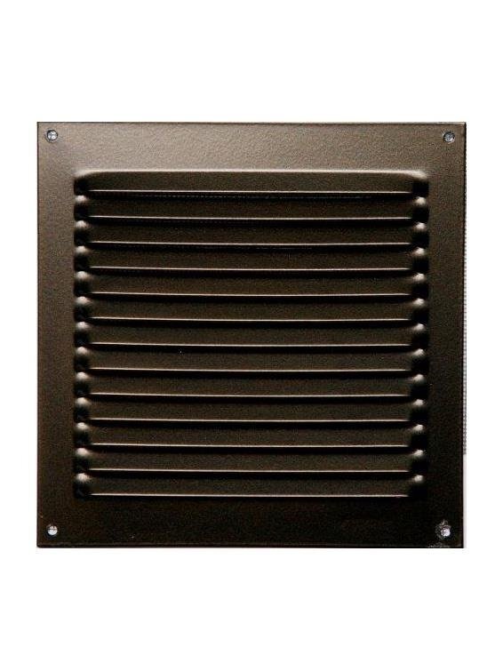 Aliumininės ventiliacijos grotelės, 150 x 150 mm, rudos Aliumininės ventiliacijos grotelės, 150 x 150 mm, rudos
