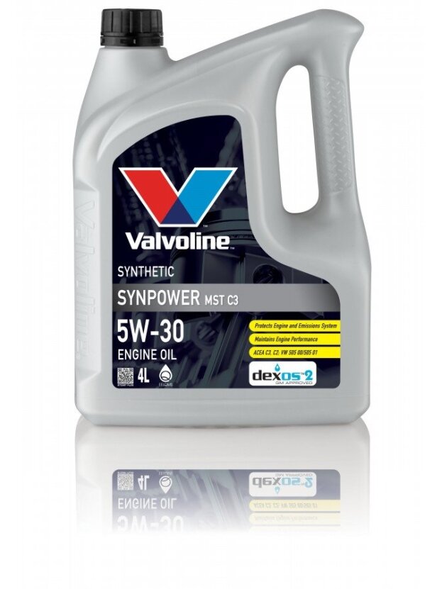 Alyva varikliui SYNPOWER MST C3 5W30 4L, Valvoline